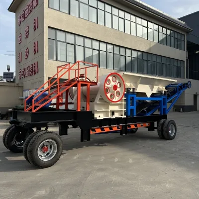 China Factory Produces Fine Tooth Mobile Jaw Crusher Exported to South Africa Crusher