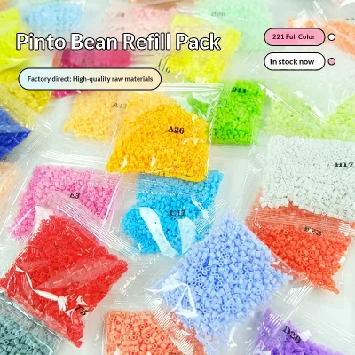 EVA Fuse Beads Morandi Color Series 15-Color 250g Refill Pack Low-Saturation Fusion Beads Handcraft DIY Supplies