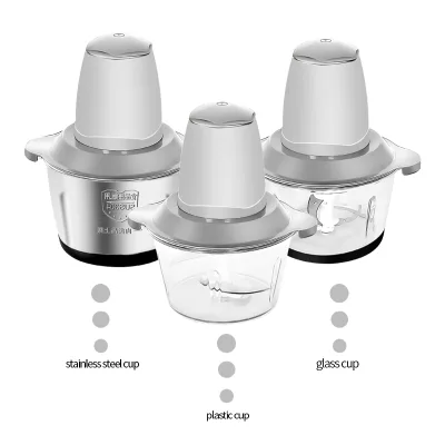 Factory Direct Stainless Steel Electric Meat Grinders 2L/3L Capacity Manual Home Kitchen Food Processor Vetables Meat Car