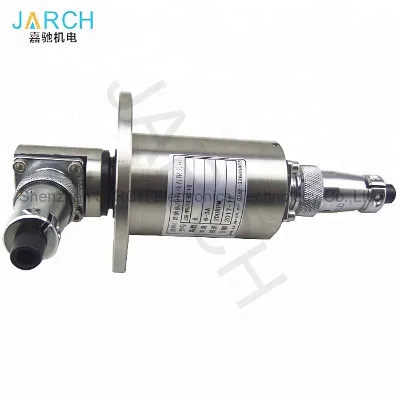 IP68 Flange Mounted Waterproof Operation Underwater Working Slip Rings Use Aero Plug Connection