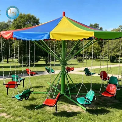 Cheap Price 12-Seat  Rotating Flying Chair Carnival Game Machine