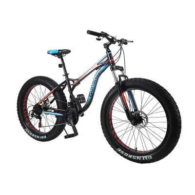 High Quality Wild Adult Cycle Man Fat Tire Bicicleta 26 Inch Disc Brake Bicycle Fat Tire Mountain Snow Bike