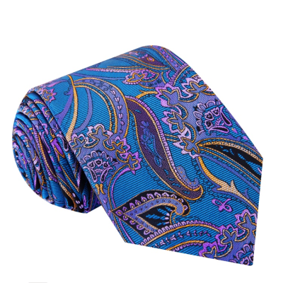 Finishing Business Wedding Party Men Woven Oem Polyester Necktie Neck Tie