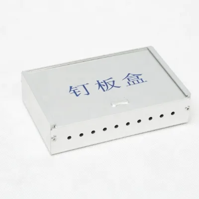 2023 Exquisite Craftsmanship Aluminum Alloy Hospital Use Instrument Sterilization Finger Nail Plate Box