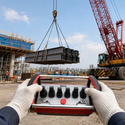 Stepless Fine Tuning Proportional Hydraulic Remote Controller for Outdoor Cranes IP67