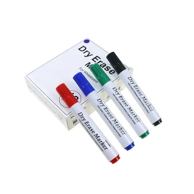 Office Cost-Effective Dry Erase Whiteboard Marker Pen Box Package Non-Toxic Whiteboard Marker Kit for Promotion