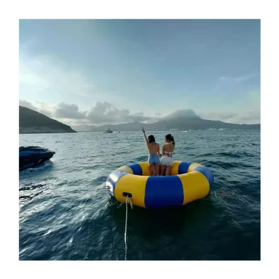 Inflatable Water Toys Spinning Ufo Towable Tube Amusing Water Facility Outdoor Residential Use