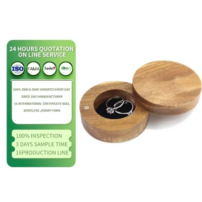 Wooden ring box, handmade ring box, portable jewelry box wedding engagement ring box.
