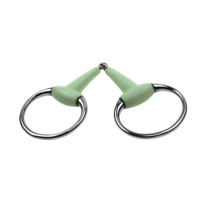 Stainless Steel Horse Eggbutt Bit,Apple Jointed Mouth,round Rings.Horse Riding Product,Equestrian Equipment BT0316