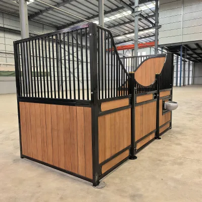 Horse Stable Stall Pre-Assembly Box Premium Steel Frame Durable Low-Maintenance Equestrian Facility Equipment Commercial Stable