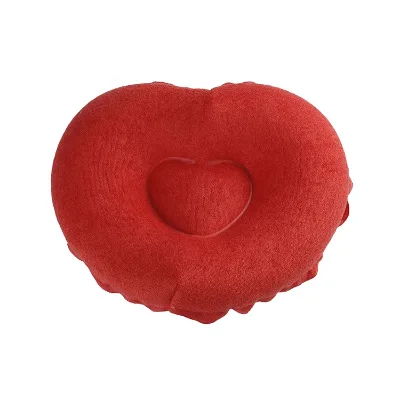 Heart-Shaped Soft Spa Inflatable Bath Pillow with Suction Cups for Comfort and Stability in the Water