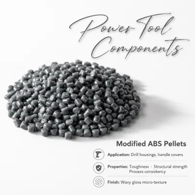 Flame Retardant ABS V0 Granules, Good Surface Gloss, TV/Monitor Housing, Consumer Electronics Modified ABS