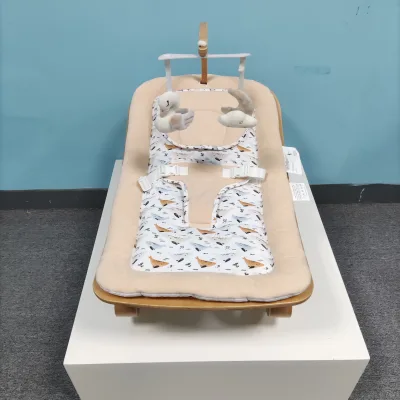 Modern Style Wood Baby Bouncer Rocking Chair for Babies