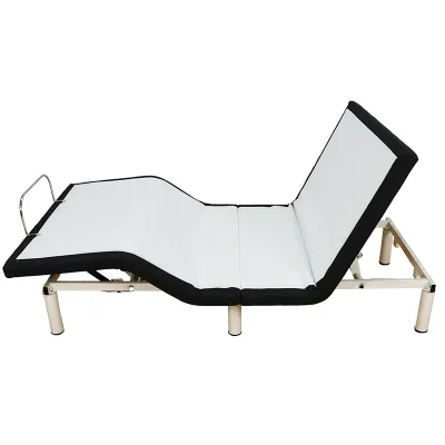 Factory Supply Folding Adjustable Metal Bed Frame Electric Adjustable Smart Bed Frame With Mattress
