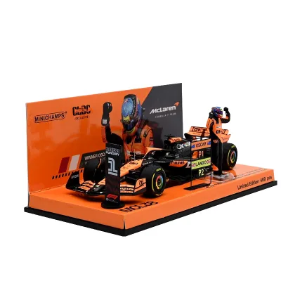 1:43 MCL38 Diecast Resin Cars Model Collectibles of Ornaments Super Car Model with Base and Dust Cover