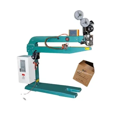 Plug-and-Play Automatic Box Stitching Machine GDJ-1600 - Touchscreen Setup, Auto Spacing, One-Click Switch