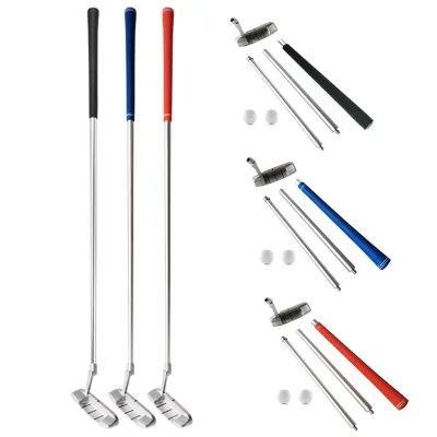 Factory Golf Putter Clubs Handed Two-Way Mini Aluminium Alloy Golf Clubs Telescoping Adjustable Kids Adults Golf Putter Training
