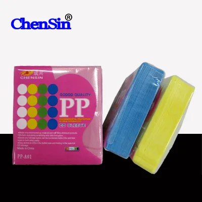 Cheap CD DVD Plastic Bag Clear CD case Nylon Plastic Color Package Feature ChenSin CD DVD Sleeve