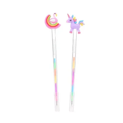 Kawaii Unicorn Gel Pen 6color in 1 Kawai Cute Color Pens