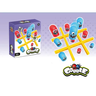 Hot Selling Plastic Dolls Tic Tac-toe and Funny Snake Puzzle Battle Table Toys Kids' Interactive Games