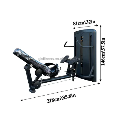 Commercial Gym Strength Training Pin Load Selection Machines Hip Thrust Glute Machine