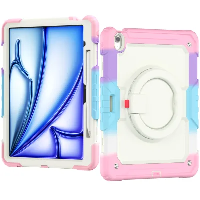 High Quality Multi Color Customized Silicone Shockproof Case Kickstand Rubber Silicone Tablet Covers Cases for iPad Air 11 Inch