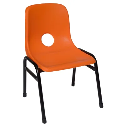 HAOSEN Customizable Stackable Plastic Chair Comfortable Durable with Backrest Injection Modling Space Saving Design for Fatness