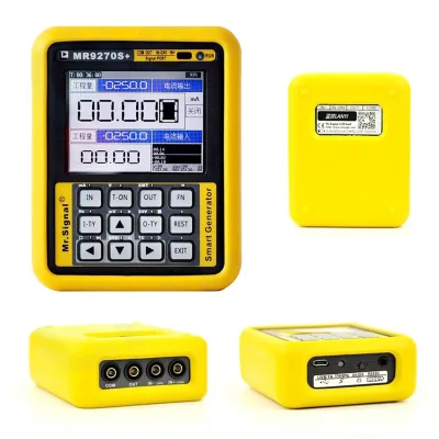 MR9270S+ Sine Waveform Signal Generator Calibrate 4-20mA Current & Voltage PT100 Thermocouple Pressure Transmitter