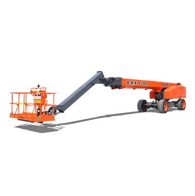 BT28RT Rough Terrain Boom Lift 45% Gradeability 360° Continuous Rotation 28.6m Working Height Top Brand Aerial Lift