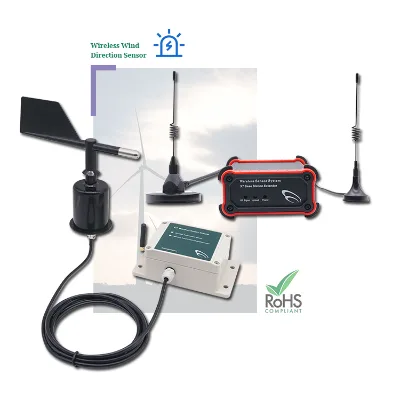 LoRa Wind Direction Sensor Anemometer Wind Measuring Devices IP65 Waterproof CE/FCC/RoHS Certified -20C 70C Operating Temp