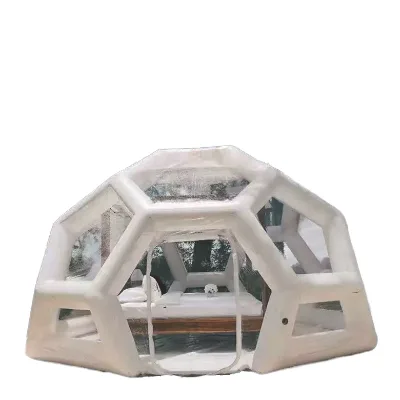 Customized Clear PVC+PVC Tarpaulin Dome Inflatable Soccer Camping Tent for Sales for Advertising Inflatables