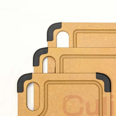 Customizable Composite Cutting Boards Large Rectangle 440mmx325mm Over the Sink Pine Fiber Chopping Board