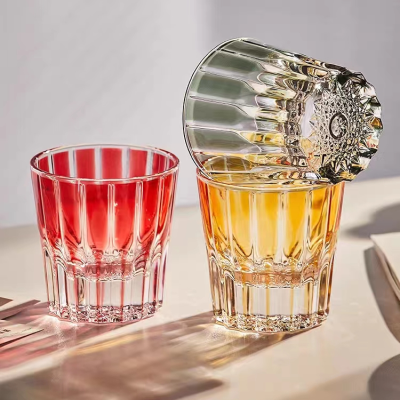 Classic Vintage Design Crystal Whiskey Cups High Quality Home Wine Bar Liqueur Glass for Coffee Whisky Milk Hot Cocktail Glasses