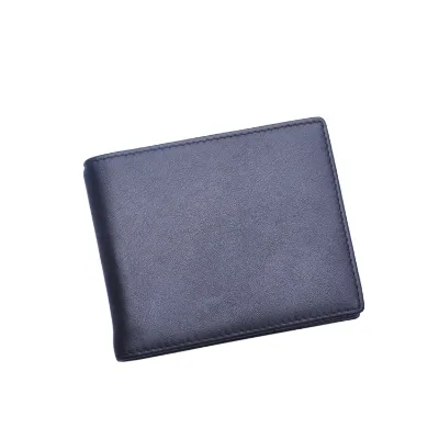 New Style Metal Money Clip and Leather Card Holder Wallet