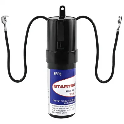 SPP5 MIFLUS Hard Start Capacitor for Air Conditioners AC115V-288V 4,000-120,000 BTU 1/2-10 H.P. (Commercial & Window Units)
