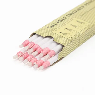 No-Cut White Invisible Erasable Fabric Pencils for Sewing Mark Embroidery & Drawing-Tailor's Sewing Markers & Students' Tools