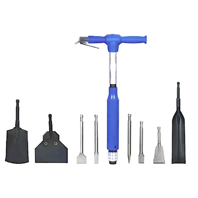 TY67026K TARBOYA 10 PC Kit Long Reach Shovel with 8 Accessaries Pick Chisel Rivet Cutter Tile Spade  GARDEN SHOVEL