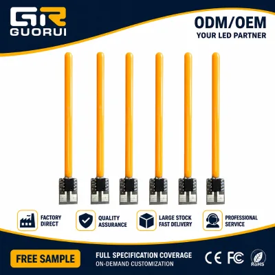 GUORUI DC 3V LED Filament DIY Lamp Accessories, Dynamic Meteor Flow Lamp Parts, Red, Blue, Green, Yellow, Warm White