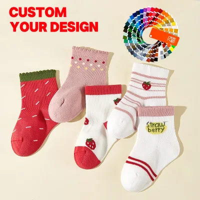 Wholesale Autumn and Winter Children's Socks New Multiple Styles Mid Length Socks Soft Baby Socks Short Crew Style Baby Socks