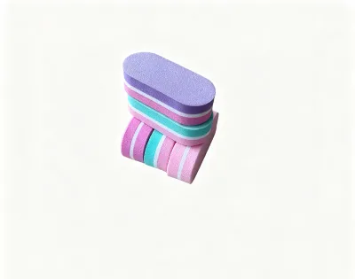 Wholesale BEROUS Personalized Oval Manicure Tool Double Sided Emery Nail File 180 Grit Mini Buffer Block for Nail Care
