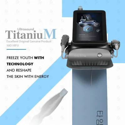 Original Genuine Titanium 50D Hifu Machine 3-in-1 HIFU-SMAS-Lifting V Face Firming Machine