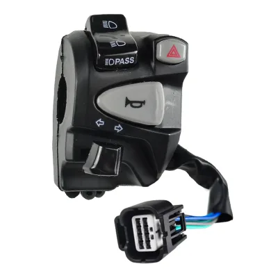 Modified Double Flash Turn Signal Switch Accessories Left Handle Seat for Motorcycles Enhanced Body Systems