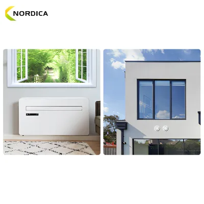 Compact Monoblock Air Conditioner-Energy Efficient Class Electrical Household Hotel Use Indoor Quiet Operation Nordica Brand