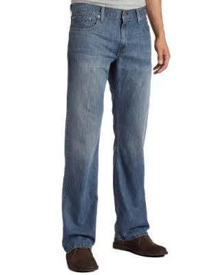 Winter Autumn Men's Slim Fit Dark Blue Denim Jeans Straight Trousers Soft Cotton Washed Denim Jeans