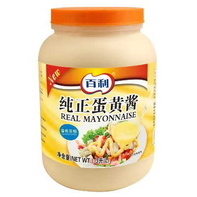 3L Bulk Production Asian Flavor Mayonnaise for Catering Food Service Mayonnaise Sauce