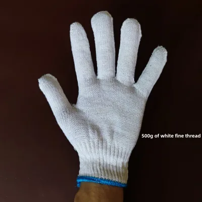Free Shipping 617 Brand Model G111 Safety Gloves Auto Repair Shops Construction Sites Protective Full Cotton Yarn Gloves Male