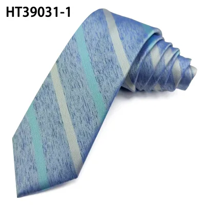 Blue Men's Classic Striped Necktie Multiple Colors Newest Design Office Wear Stripe Silk Ties