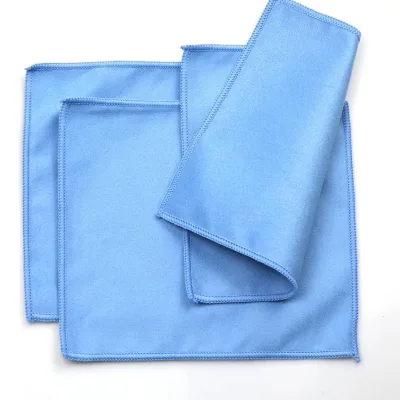Custom High Absorbent Suede Towel Quick Dry Microfiber Cleaning Cloth for Glass Screen and Window