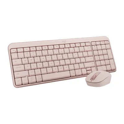 Logitech MK251 Wireless Keyboard and Mouse Combo(Pink)