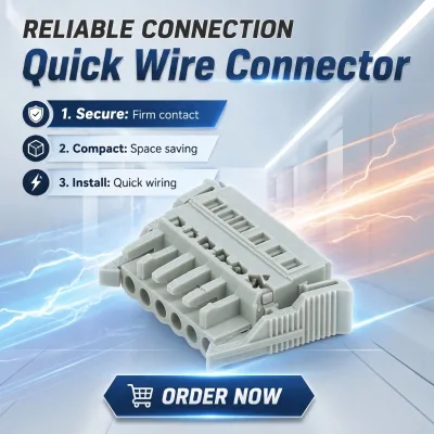 Original Quick Wire Connector 721-106/037-000 PCB Terminal Block 6 Pos 10A 250V Push-in Connector Plug LED Lighting Connector